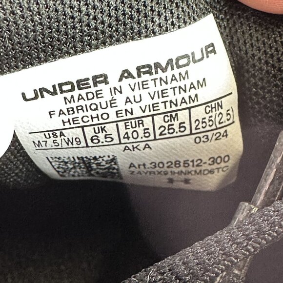 Under Armour Lockdown 4 Men's 7.5/Women 9 Olive Green Basketball Shoes - Picture 8 of 8